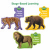 Step By Step Puzzle: Wild Animals (ages 3+)