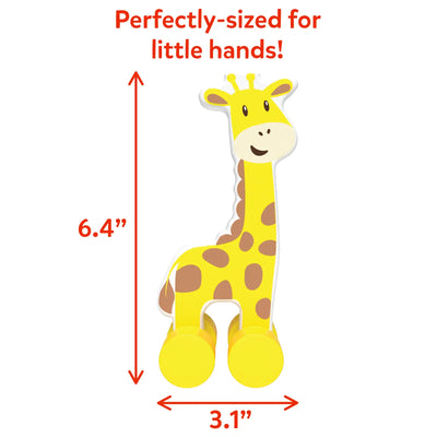 Animals on Wheels | Wooden Animal Toys on Wheels (9 months - 3 years)