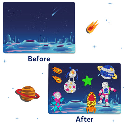 Foil Fun: Up in space | No Mess Art Kit (ages 4-9)