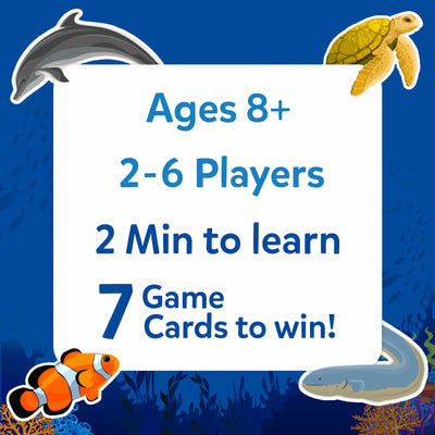 Guess in 10: Underwater Animals | Trivia Card Game (ages 8+)
