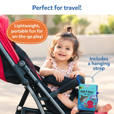Peek-A-Boo: Under The Sea | Interactive Cloth Book (Ages 6+ months)