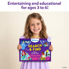 Search and find Disney Princess activity book for ages 3-6 with reusable mats