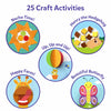 Craft activity kit with 25 designs including Nachos Hedgehog Hot Air Balloon and Butterfly