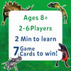 Guess in 10: Deadly Dinosaurs | Trivia card game (ages 8+)