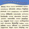 Wordables: Level 3 | Vocabulary Flash Cards for SAT Prep (ages 12+)