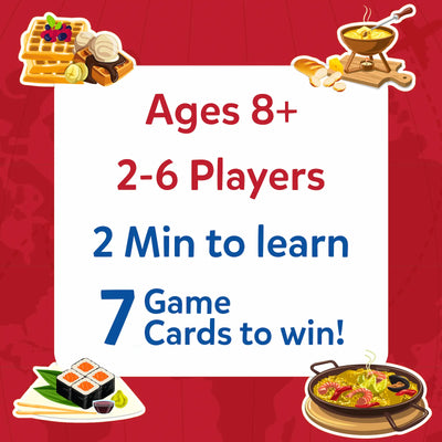 Guess in 10: Foods Around The World | Trivia Card Game (ages 8+)