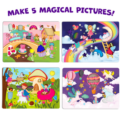 Fab Tabs: Unicorns & Princesses | Tactile & Sensory Fabric Art (ages 4+)