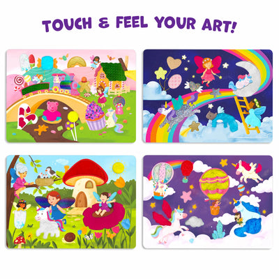 Fab Tabs: Unicorns & Princesses | Tactile & Sensory Fabric Art (ages 4+)