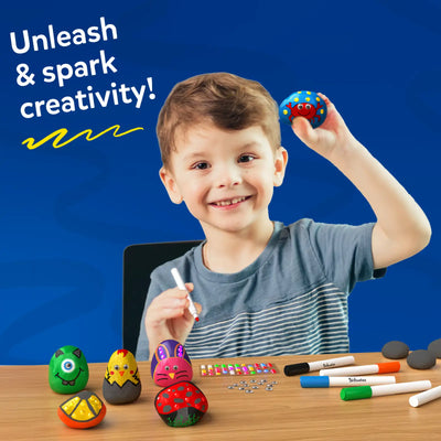 Rock Painting Kit | No Mess Art & Craft Activity (ages 4-12)