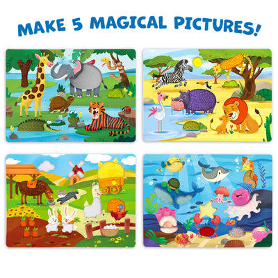 Fab Tabs: Amazing Animals | Tactile & Sensory Fabric Art (ages 4+)