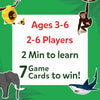 Guess in 10 Junior: World of Animals | Trivia Card Game (ages 3-6)