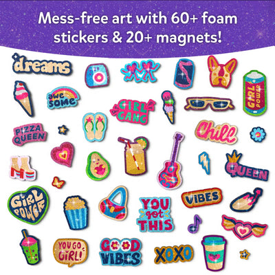 Foil Fun: Girl Power | No Mess Magnetic Art Kit (Ages 7-13)
