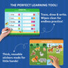 Busy Book For Preschoolers | Reusable Sticker Activity Book (ages 3-6)