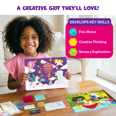 Fab Tabs: Unicorns & Princesses | Tactile & Sensory Fabric Art (ages 4+)