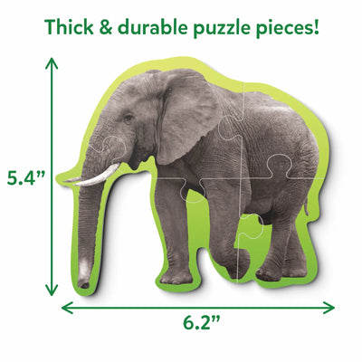 Step By Step Puzzle: Wild Animals (ages 3+)