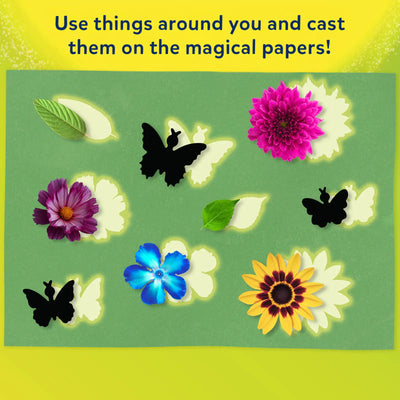 Sun print art kit with natural objects for kids to create sun prints outdoors