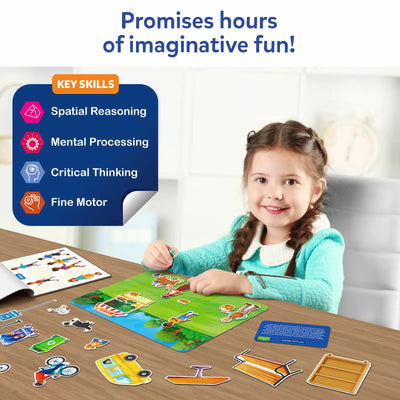 Sticker Stories - Adventures Around Town | Creative Storytelling Kit (ages 3-7)