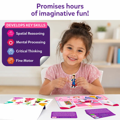 Sticker Stories - Unicorns & Princesses | Creative Storytelling Kit (ages 3-7)