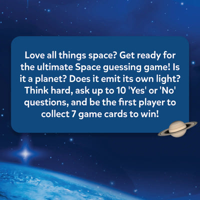 Guess in 10: All About Space | Trivia card game (ages 8+)