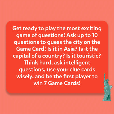 Guess in 10: Cities Around The World | Trivia Card Game (ages 8+)