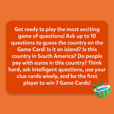 Guess in 10: Countries Of The World | Trivia Card Game (ages 8+)