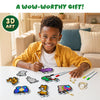Aqua Puffs: Animal Friends | 3D Art Kit | Gifts for Ages 4-10