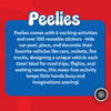 Children’s activity set with reusable vehicle stickers from Peelies Cars Trucks & More book