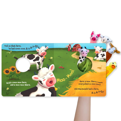 Puppet Book: Old MacDonald Had a Farm | Interactive Finger Puppets (Ages 6-24 months)