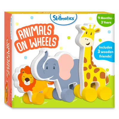 Animals on Wheels | Wooden Animal Toys on Wheels (9 months - 3 years)