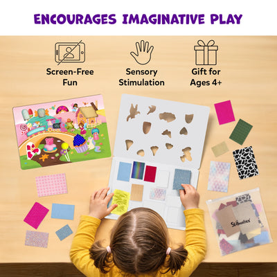 Fab Tabs: Unicorns & Princesses | Tactile & Sensory Fabric Art (ages 4+)