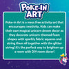 Children’s unicorn-themed room decor art activity kit from Poke-in Art for kids ages 4-9