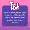 Promotional image of Foil Fun Unicorns and Princesses No Mess Art Kit for kids