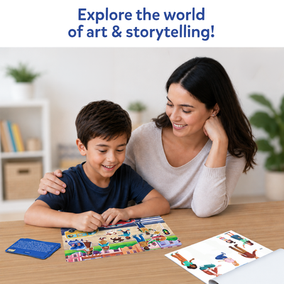 Sticker Stories - Adventures Around Town | Creative Storytelling Kit (ages 3-7)