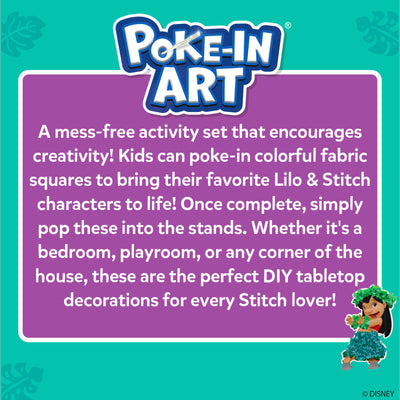 Poke-in Art: Lilo & Stitch | No Mess Art for Kids (ages 4-9)