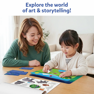 Sticker Stories - Animal Adventures | Creative Storytelling Kit (ages 3-7)
