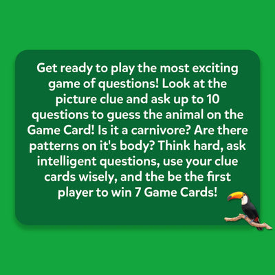 Guess in 10: Picture Clues Animal Planet | Trivia card game (ages 6+)