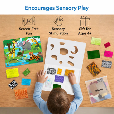 Fab Tabs: Amazing Animals | Tactile & Sensory Fabric Art (ages 4+)