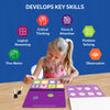 Educational activity book for children to develop cognitive and motor skills