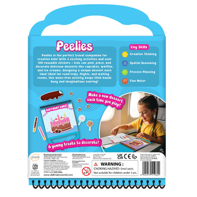 Peelies: Dessert Chef | Reusable Sticker Activity Book (ages 3-7)