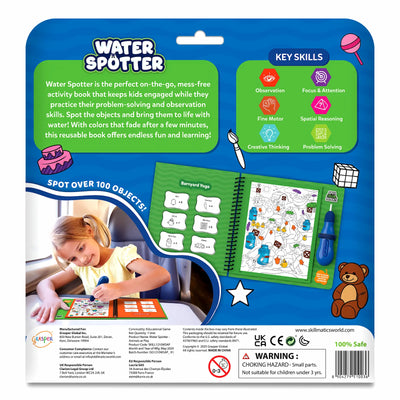 Water Spotter: Animals At Play | Reusable Search & Find Book (ages 4-8)