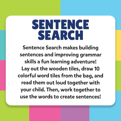 Sentence Search | Sentence Building Activity (ages 5-8)