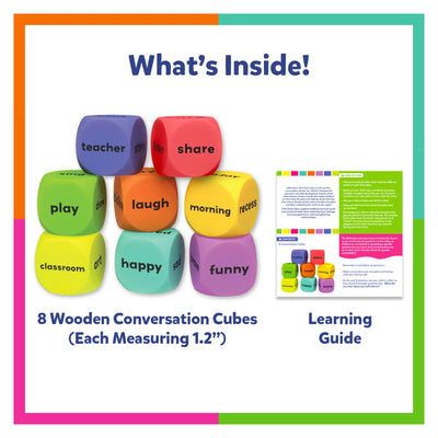 Chit Chat Cubes: After School Edition | Conversation Starter Game (ages 4+)