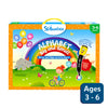 Educational activity set for learning the alphabet on reusable mats for ages 3-6