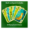 Animal Playing Cards | 15 Packs Playing Cards Set (ages 4-7)