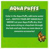 Instructions for coloring and growing Aqua Puffs into room decor or accessories for Aqua Puffs Animal Friends 3D Art Kit