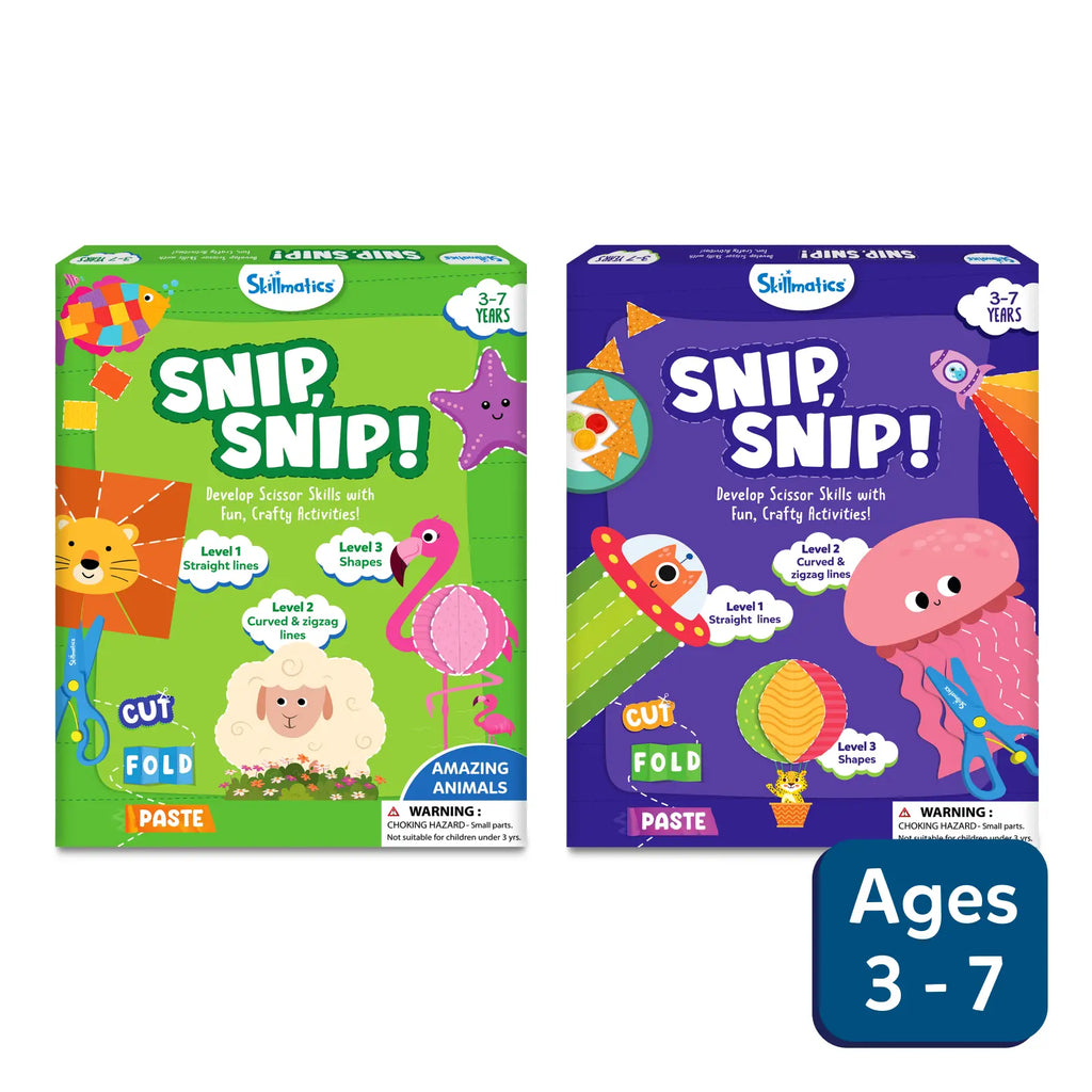 Animal Snip & Craft Bundle (Ages 3-7)