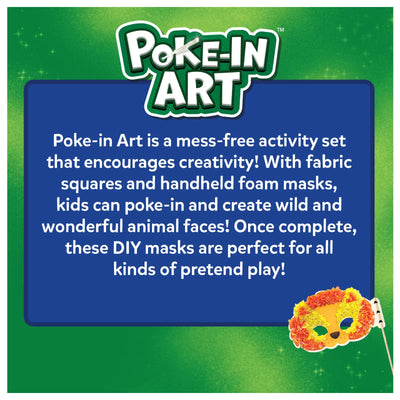 Poke-in Art: Animal Masks | No Mess Art for Kids (ages 4 + ) - Learning & Education