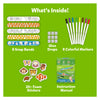 Contents of a craft kit for decorating Snap Bandz Animal Friends snap bracelets