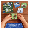 Origami puzzle book with 48 animal-themed puzzles and solutions from Craftopedia