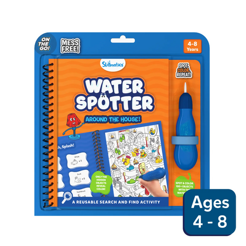 Water Spotter: Around The House | Reusable Search & Find Book (ages 4-8) - Learning & Education